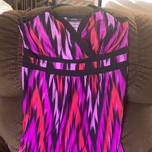 APT. 9 Size M Dress, Red, Black, Purple.
